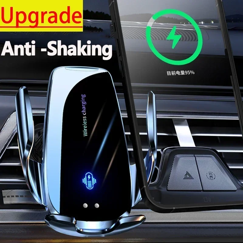 Magnetic Phone Holder For Car Vent - Kabelloses Auto-Ladegerät für Lüftungsschlitze mit Infrarot-Induktion