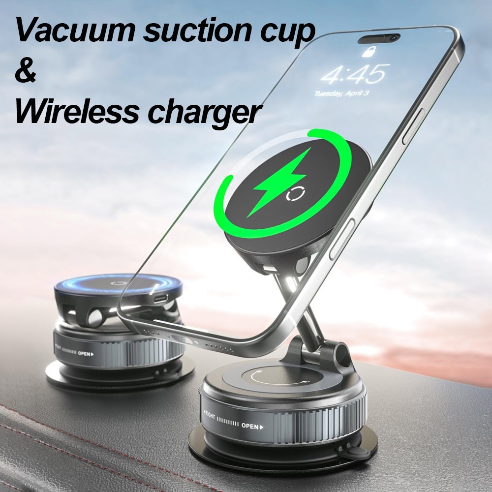 Magnetischer kabelloser Ladege – Wireless Car Charger Mount Fast Charging Bewertung und Preis