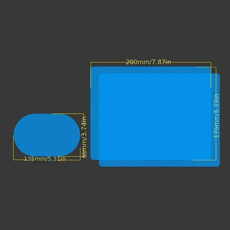 4 Stück Schutzfolie für die Rü – Anti Glare Car Rearview Mirror Film Bewertung und Preis