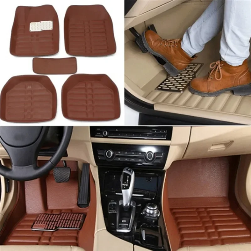 NEUE Luxus Leder Auto Fußmatte – Car Floor Mats Universal Waterproof Leather Bewertung und Preis